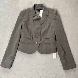 NWT Express Design Studio Women's Blazer Size 6‎ MSRP $148 Beige